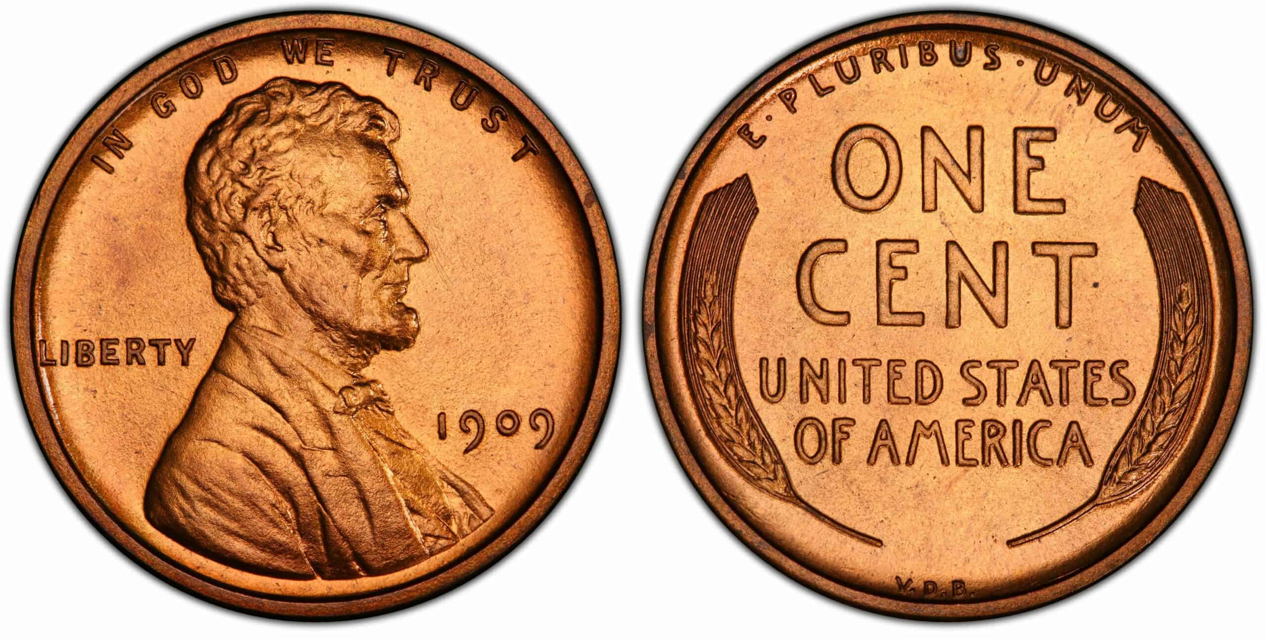 Chart rare pennies worth money collection display