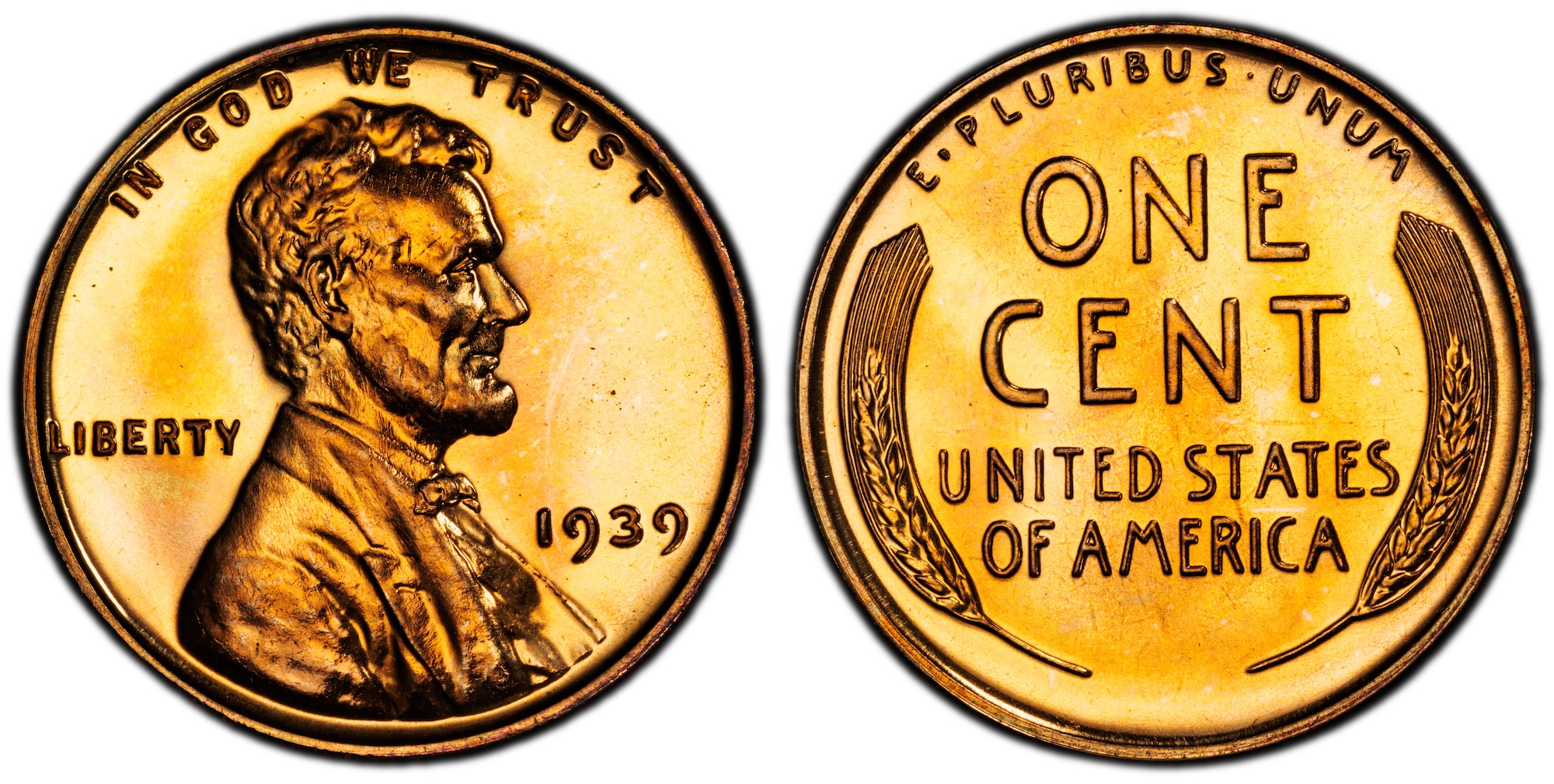 Historical penny collection timeline